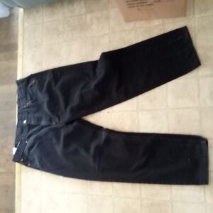 Levi's 550 Relaxed Fit Black Denim Jeans 44x30